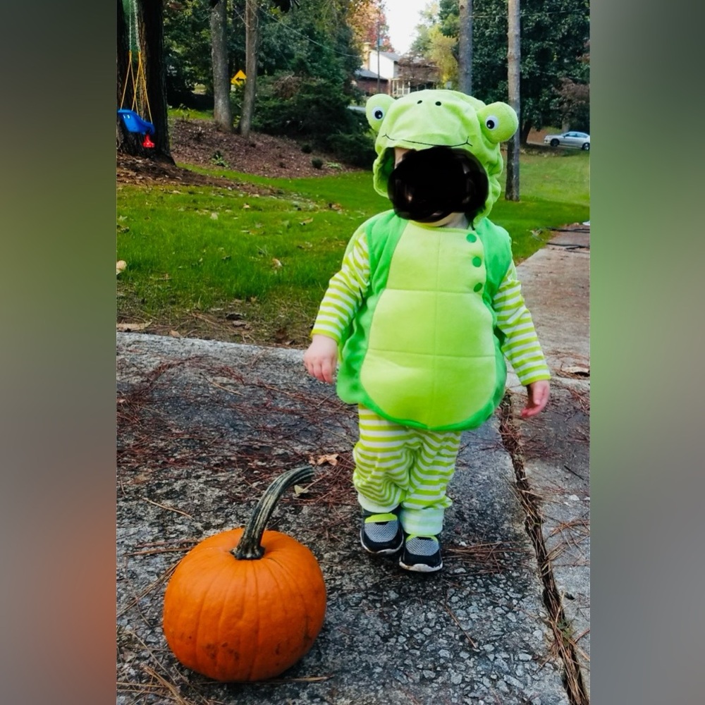 Target Lime Green turtle Kids Halloween costume